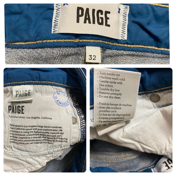 Paige Hoxton Ultra Skinny Denim Jeans Blue - Picture 5 of 14